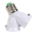 thumbnail image 1 of 2 uds 2 en 1 E27 adaptador divisor de enchufe de lámpara soporte de Base de bombilla, 1 of 3