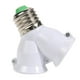 thumbnail image 1 of 2 en 1 E27 Portalámparas Adaptador divisor Base de bombilla Soporte de soporte, 1 of 3