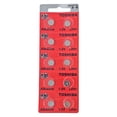 thumbnail image 1 of 100 x Piles Bouton Alcalines LR41 / AG3 Toshiba, 1 of 1