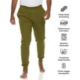 thumbnail image 4 of Essential Elements 3 Pack: Men's 100% Cotton Jogger Active Lounge Sweatpants with Pockets, 4 of 6