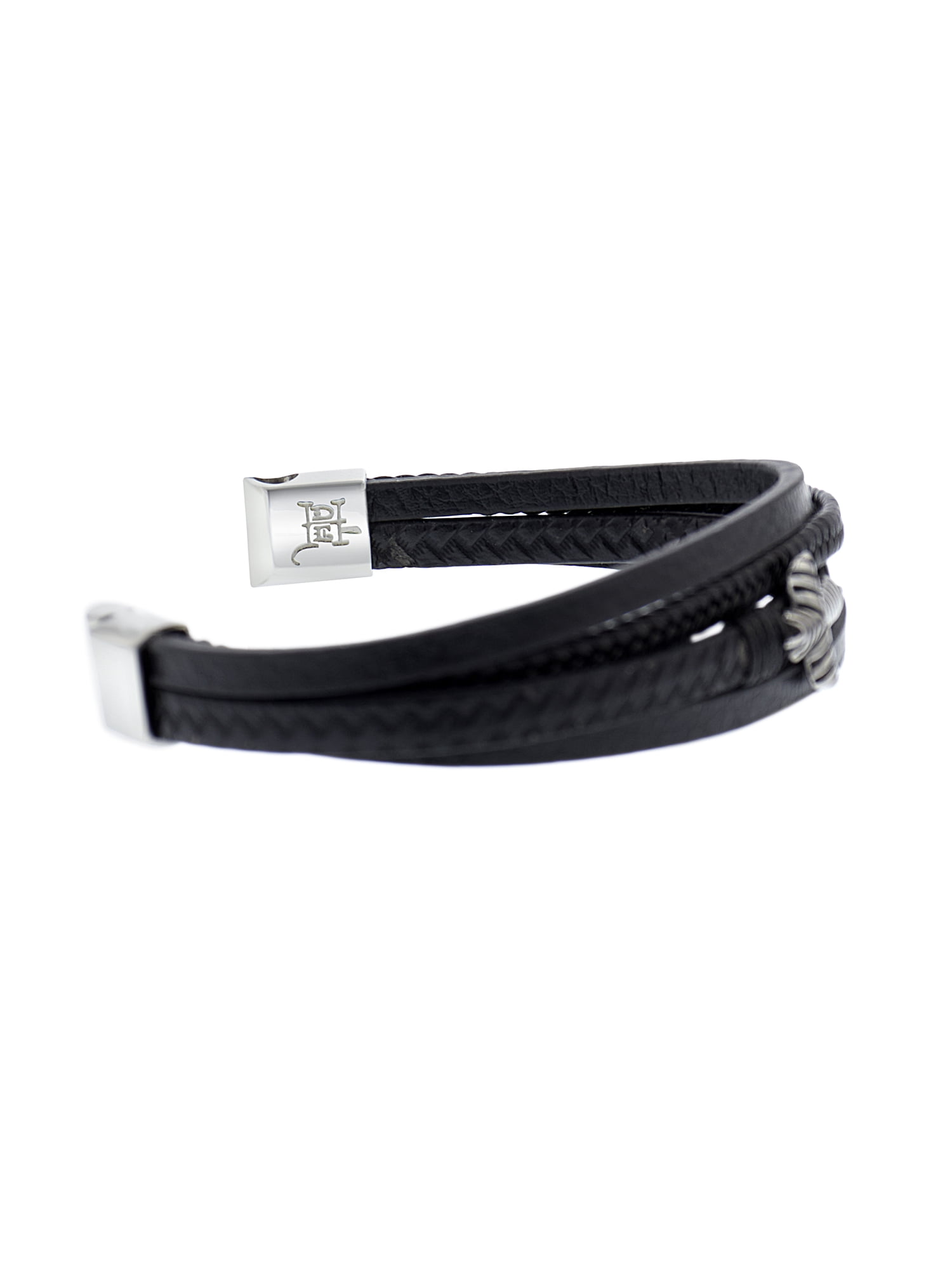 Ed Hardy - Brandclub - Men's Stainless Steel Black/Antique Silver
