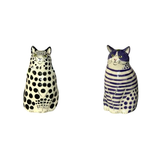(Lot de 2) Rinsvye Artisanat en Résine Fleur à Pois pour Balcon Extérieur Vase pour Chat pour Chat Support de Pot de Fleurs Rond Amoureux Pot de Fleurs Extérieur Pot de Fleurs Mural Extérieur Petit Pot de Fleurs