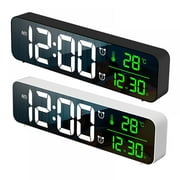 DABOOM Digital Alarm Clock for Bedrooms - Large 10.4" LED Display with Dimmer, Snooze, Easy to Set, 12/24 Hour for Kids, Boys, Heavy Sleepers