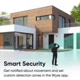 thumbnail image 2 of Restored Wyze Cam Outdoor v1 Wireless, Weather-Resistant 1080p HD Home Security Camera, Battery Powered, PIR Motion Detection, Night Vision, 2-Way Audio,White (Refurbished), 2 of 10