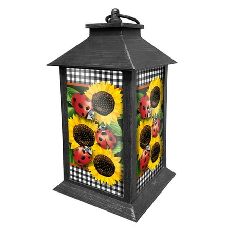 Briarwood Lane Ladybugs and Sunflowers Lantern