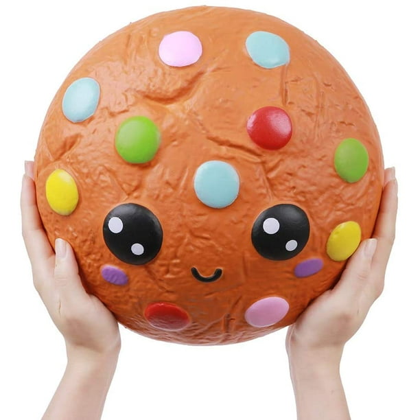 10 Inches Squishies Giant Cookies Chocolate Candy Slow Rising Kawaii Scented Soft Huge Squishies Stress Relief Toy for Kids