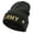 Dk Grey, variant on Wording of US Army Embroidered 12 Inch Long Knitted Beanie - Navy OSFM