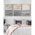 thumbnail image 6 of Drsoum Vintage Sea Landscape 24x36in Brown Framed Wall Art Ocean Retro Classic Farmhouse Paints Rustic, 6 of 7