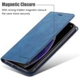 thumbnail image 2 of Premium PU Leather Flip Folio Case for iPhone XR, Protective Case with Kickstand Card Slot Holder Hidden Magnetic Closure Shockproof Wallet Cover for iPhone XR - Blue, 2 of 13