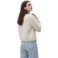 thumbnail image 5 of Women Cropped Cardigan Sweaters Crewneck Button Down Cardigan Apricot One size, 5 of 9