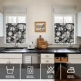thumbnail image 4 of Kitchen Food Cooking Chef Kitchen Curtains and Valances Set - 3 Piece Kitchen Curtains Sets with Valance for Windows Rod Pocket Machine Washable Kitchen Decor Decorations (54"x18"+2x27.5"x24"), 4 of 6
