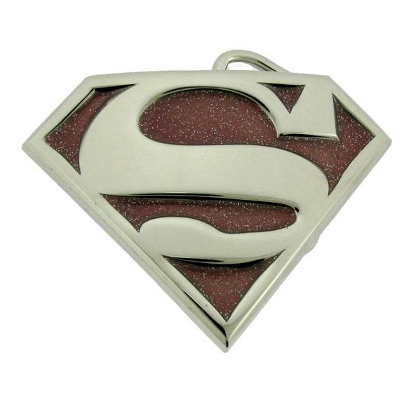 Superman Belt Buckle US American Superhero Original Pink Translucent Youth Girly