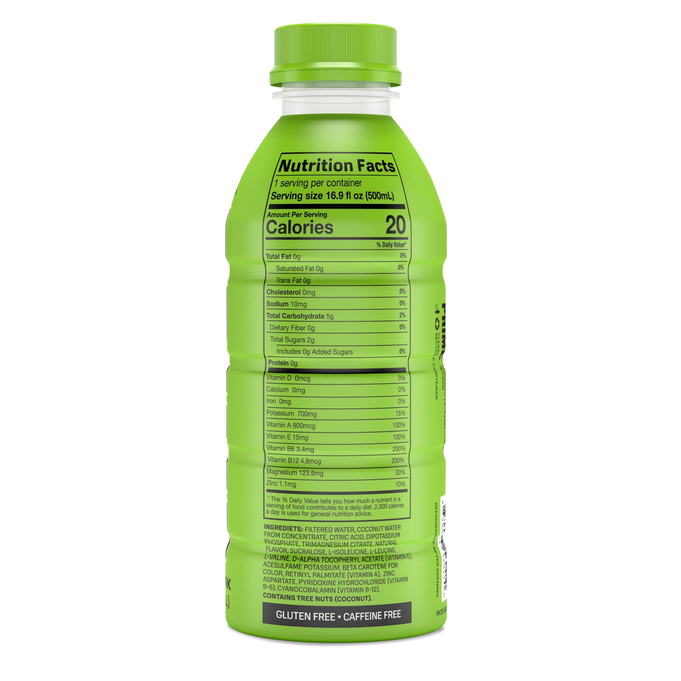 Prime Hydration Drink, Lemon Lime, 16.9 fl oz, Single Bottle - image 3 of 3