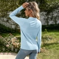 thumbnail image 4 of Livrdious Womens Lightweight Cardigan Sweater Long Sleeve Button Down Knit Cardigan with Lapel Collar, 4 of 6