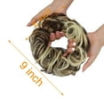thumbnail image 3 of Pony Tail Hair Extension Bun Big Wave Curls Hairpiece Wrap Chignon Scrunchie Synthetic Hair for Women, 3 of 8