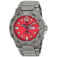 thumbnail image 1 of Reactor 52011 Men's Gamma DNA Never Dark Bright Red Dial Titanium Bracelet Dive Watch, 1 of 3