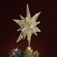thumbnail image 3 of Decoración para árbol de Navidad Ornativity estrella dorada 16 x 12 pulgadas, 3 of 7