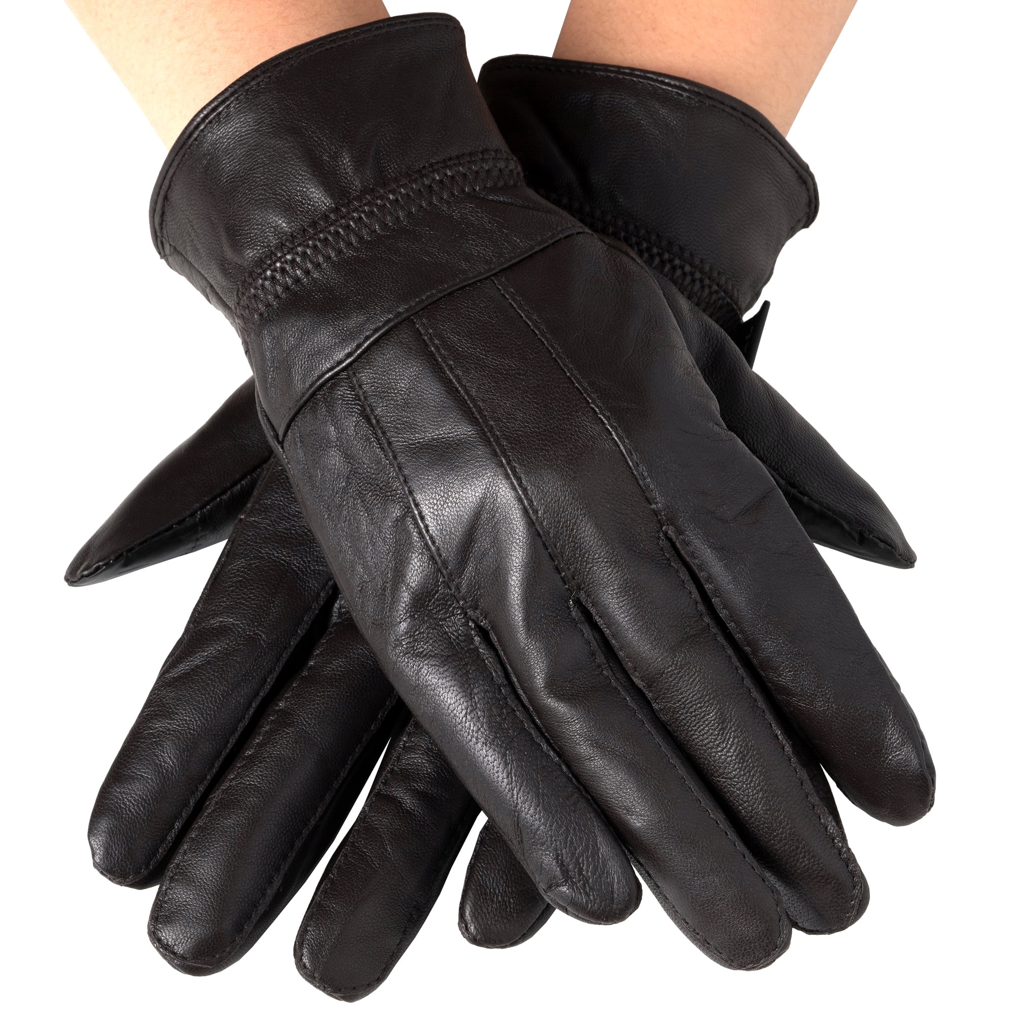 Alpine Swiss Womens Touch Screen Gloves Leather Phone Texting Glove