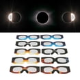 thumbnail image 1 of Gafas de eclipse solar ANGGREK 10 piezas protección ocular portátil duradera, 1 of 8