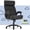 Black, variant on Serta Comfort Executive Big & Tall Office Chair, Ergonomic High-Back Computer Chair, Bonded Leather, Cognac