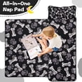 thumbnail image 4 of Paw Prints and Bones Toddler Nap Mats for Kids Preschool,Sleeping Mat Bag or Kids,Toddler Sleeping Bag,Toddler Nap Mat or Daycare, 4 of 6