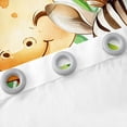 thumbnail image 3 of Erosebridal Elephant Lion Zebra Curtains for Living Room (38Wx45L),Tropical Leaves 30%-50% Blackout Curtains Set of 2 (38x45),Cartoon Animal Curtains and Drapes,Kawaii Bedroom Decoration, 3 of 6