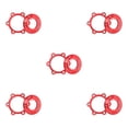 thumbnail image 2 of maskred 1 Set Centre Serrures Disque Rotors Adaptateur 6- Robuste Réparation en Acier Inoxydable 6 Trous Compatible pour le Verrouillage Rouge 5Set, 2 of 6