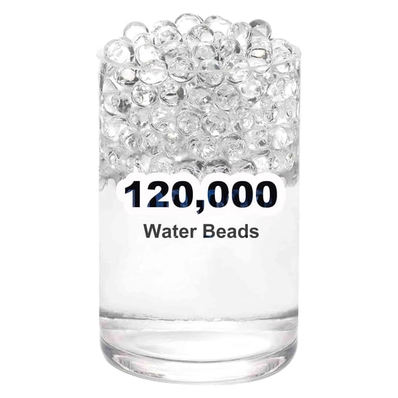 Perlas de gel de agua FALAMON 120.000 transparentes para rellenar 14 jarrones