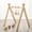 Pink Cloud, variant on Wood Baby Gym with 4 Wooden Pendant Toys Foldable Baby Play Gym Frame Activity Gym Hanging Bar Newborn Gift Baby Girl and Boy Gym