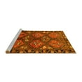 thumbnail image 2 of Ahgly Company Machine Washable Indoor Rectangle Persian Yellow Traditional Area Rugs, 2' x 5', 2 of 4