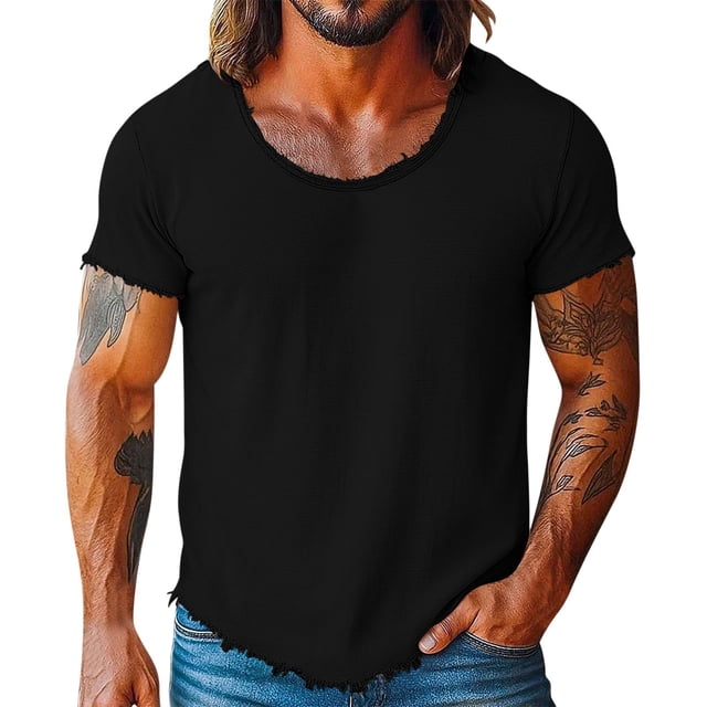 M Y M Camisa sin Mangas Color Sólido Clásico Ropa Deportiva Casual para Cualquier Temporada Camisas de Lino de los Hombres