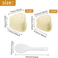thumbnail image 2 of Triangle Onigiri Maker Mould with Rice Spoon, Three Piece Set, Sushi Tools,Non-Stick, 2 of 5