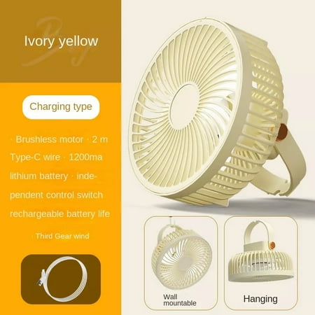 

Protable Desk Fan for Home Office Car Outdoor Travel with Light Cooling Fan Remote Controlled Mini Personal Fan Silent Table Fan Speed Adjustable USB Rechargeable Battery Operated Upgraded Quiet