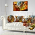 thumbnail image 3 of Designart Dreaming of Stained Glass - Abstract Throw Pillow - 12x20, 3 of 5