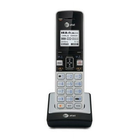 UPC: 0650530026157 | AT&T TL86003 DECT 6.0 Accessory Handset with Caller ID/Call Waiting for TL86103  Silver/Black