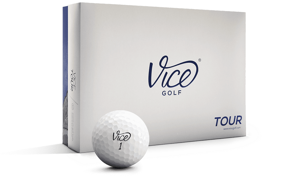 Vice 12pk Tour Golf Balls - White