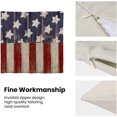 thumbnail image 6 of 4th of July Memorial Day Pillow Covers 16x16 Set of 2, American Day Patriotic Retro Star and Stripe Decorative Throw Pillowcase Independence Day Cushion Cover for Sofa Couch LivingRoom Decor, 6 of 6