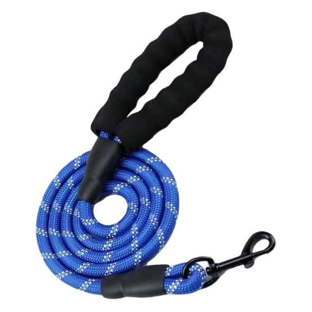 Dog Leash Heavy Duty Nylon Rope Leash 5Ft 6.5Ft 10Ft Leash with Padded Handle for Small Medium Large Dogs Training Outdoor