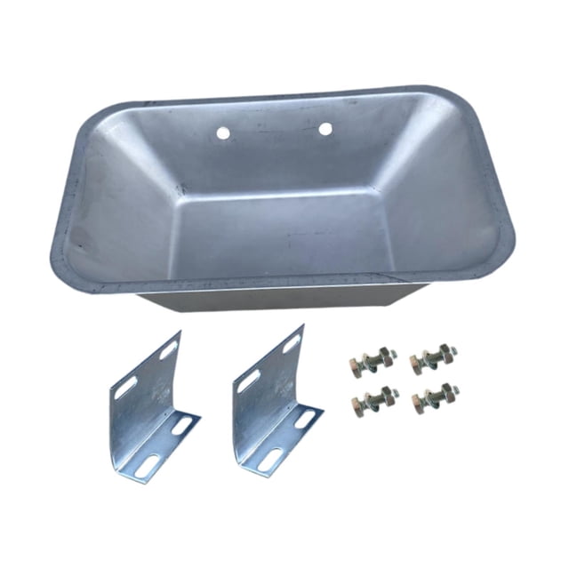Comedero para cerdos, comedero para cerdos, duradero con soporte, práctico contenedor forraje, fácil instalar, para , para cerdas Estilo B