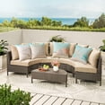 thumbnail image 2 of Waterproof Summer Decorations Outdoor Throw Pillow Covers Linen Starfish Shell Pillow Covers Pack of 4 Square Cushion Case Garden Pillowcase 18x18 Inch for Patio Furniture Couch Tent (Beach), 2 of 6