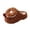 Brown, variant on Donut Slippers for Women, Cute Dessert Shaped Fuzzy House Shoes, Soft Plush Closed Toe Footwear for Lounging, Sweet Gift, Multiple Colors
