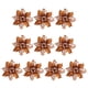 thumbnail image 1 of Toystoory 10 piezas de flores artificiales navideñas con purpurina para boda. Kits de decoración para fiestas Bronce, 1 of 6