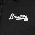 thumbnail image 2 of Women's Antigua  Black Atlanta Braves Play Through Polo Dress, 2 of 2