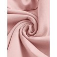 thumbnail image 4 of Dusty Pink Womens Slim Fit Ruched Halter Mini Dress With Tiered Flounce Skirt, 4 of 5