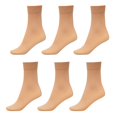 thumbnail image 1 of DARESAY Women Trouser Socks with Comfort Band Spandex Opaque Knee High - 6-Pack, 1 of 6