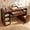 Rustic Brown, variant on Costway 53” Sewing Table with Power Outlets 2 Drawers Open Compartments 5 Removable Shelves White