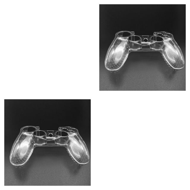Tholdsy Accesorio de cubierta protectora de carcasa de controlador de juego ABS transparente de cristal para Type2 NO2