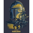 thumbnail image 2 of Women's Star Wars: The Mandalorian Element of Surprise Graphic Tee Navy Blue X Large, 2 of 5
