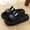 Black, variant on Cartoon Women Bathroom Slippers Cute Non-Slip Leaky Sandals Fashion Thick Bottom Slides Home Men Quick Drying Flip Flops