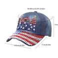 thumbnail image 2 of Tunhigl Patriotic American Flag Baseball Cap Independence Day Baseball Cap July 4th Hat for Parades Fireworks Celebrations Men Women Outdoor Summer Events 250th Anniversary, 2 of 7